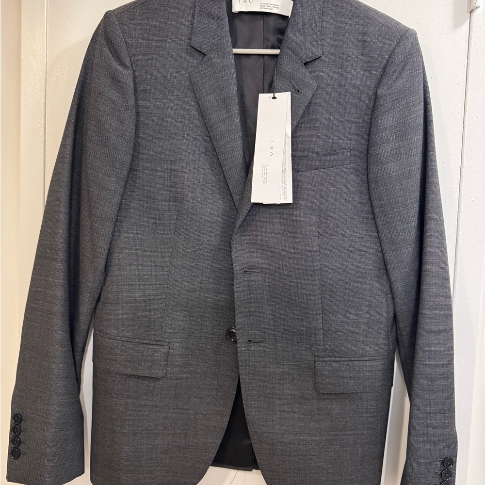 IRO Women's Gray Blazer NWT - wool and cashmere - Size French 44